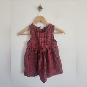 Vintage Samara Plaid Christmas Dress Size 4